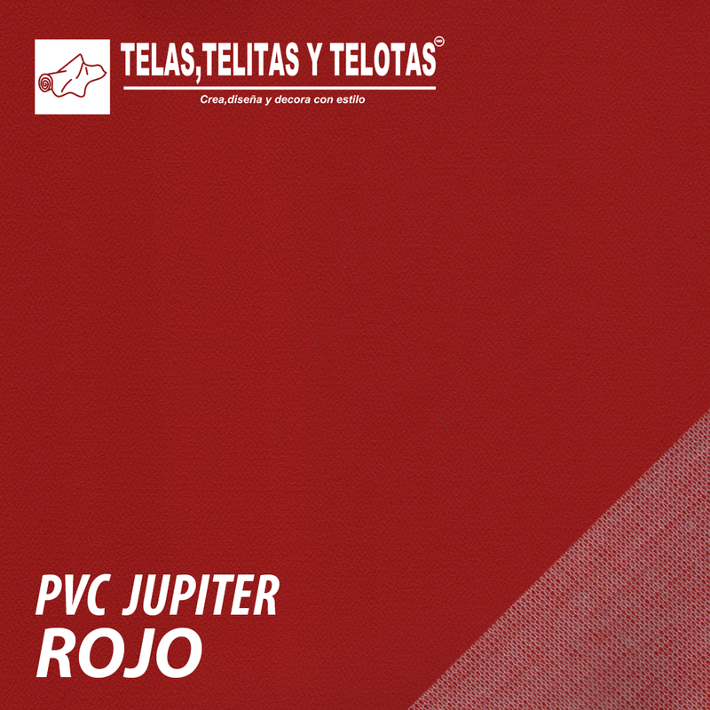 PVC JUPITER ROJO / Rollo de 40 Mts.