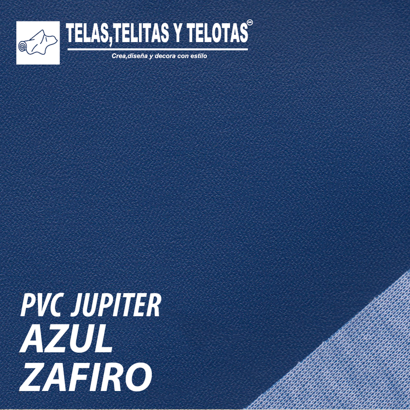 PVC JUPITER AZUL ZAFIRO / Rollo de 40 Mts.