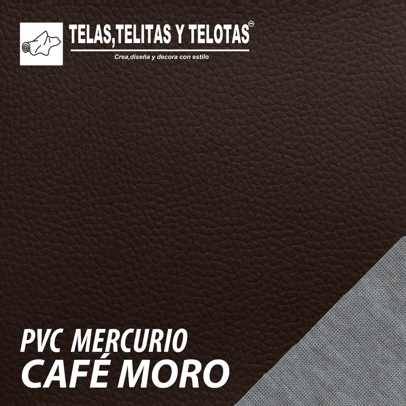 PVC MERCURIO CAFÉ MORO / Rollo de 40 Mts.