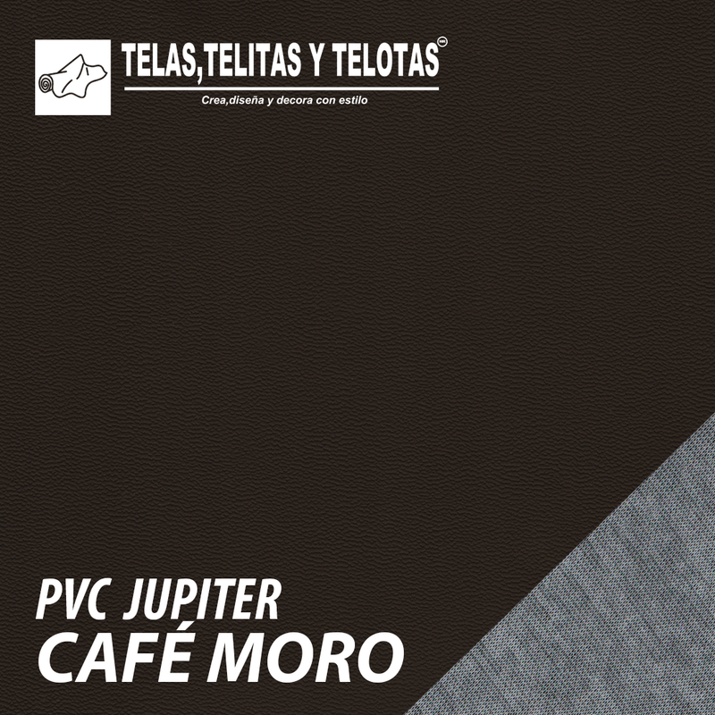 PVC JUPITER CAFÉ MORO / Rollo de 40 Mts.