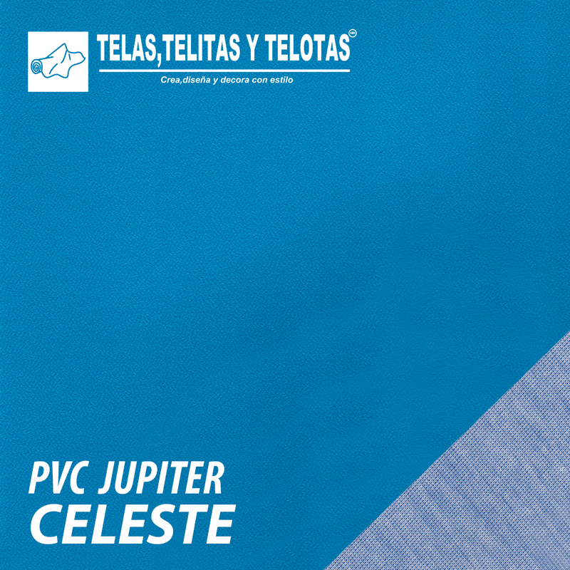 PVC JUPITER CELESTE / Rollo de 40 Mts.